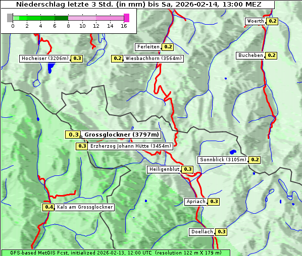 Niederschlag, 14. 2. 2026