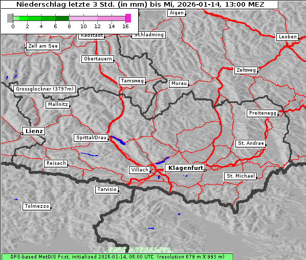 Niederschlag, 14. 1. 2026