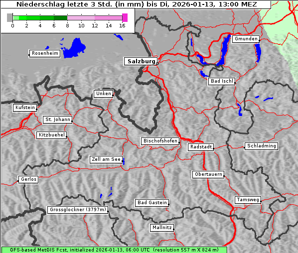 Niederschlag, 13. 1. 2026