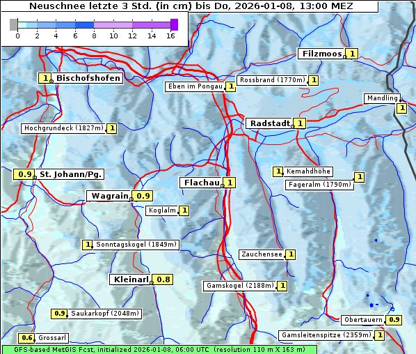 Neuschnee, 8. 1. 2026