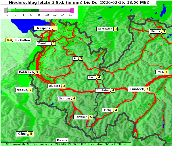Niederschlag, 19. 2. 2026