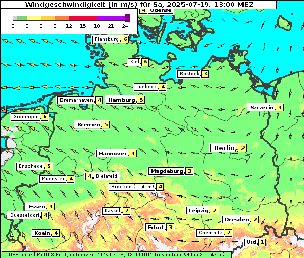Wind, 19. 7. 2025