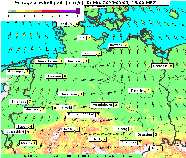 Wind, 1. 9. 2025