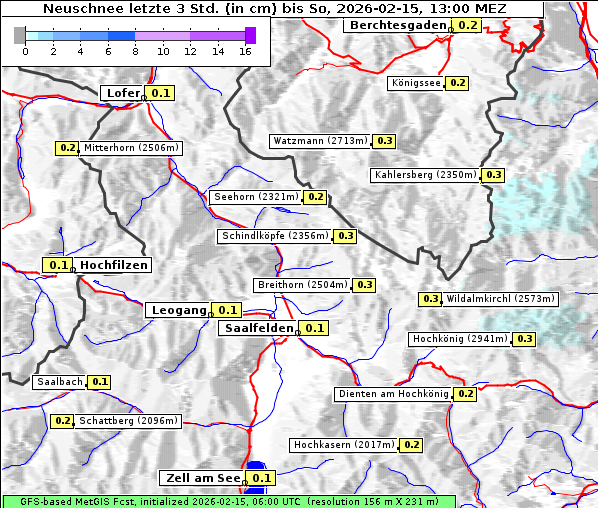 Neuschnee, 15. 2. 2026
