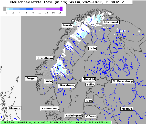Neuschnee, 30. 10. 2025