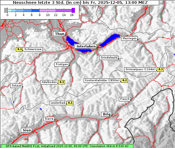Neuschnee, 5. 12. 2025