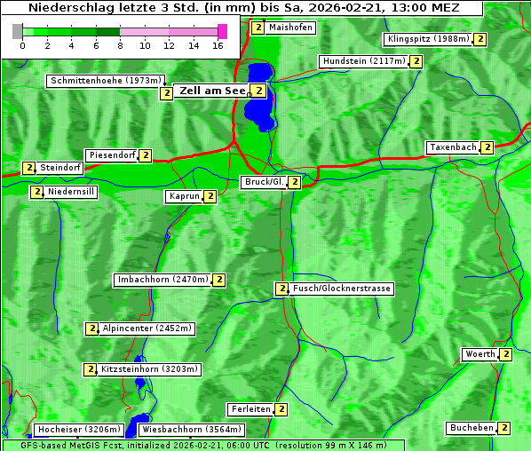 Niederschlag, 21. 2. 2026