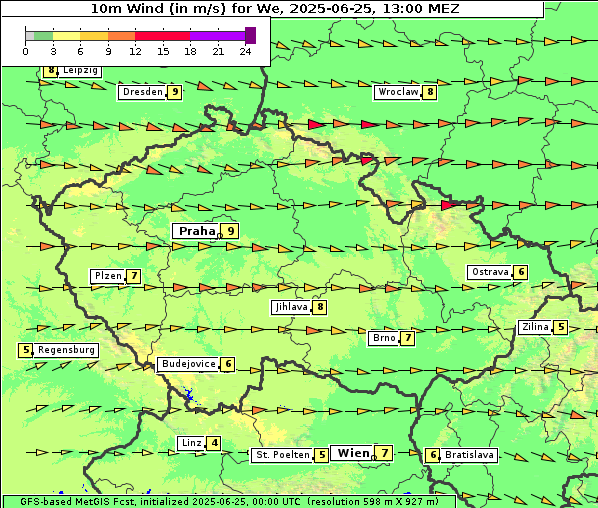Wind, 25. 6. 2025