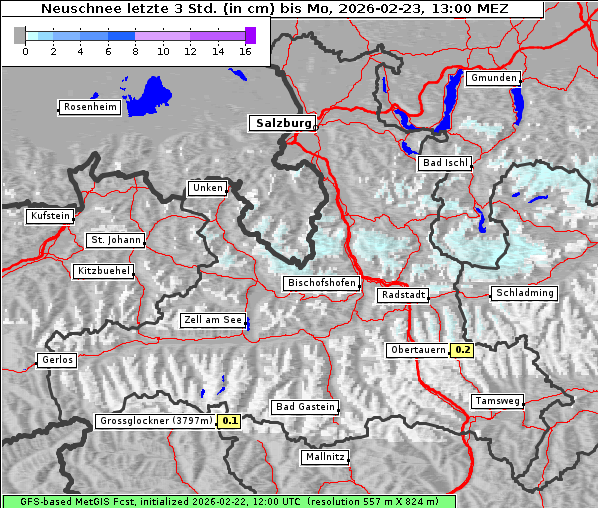 Neuschnee, 23. 2. 2026
