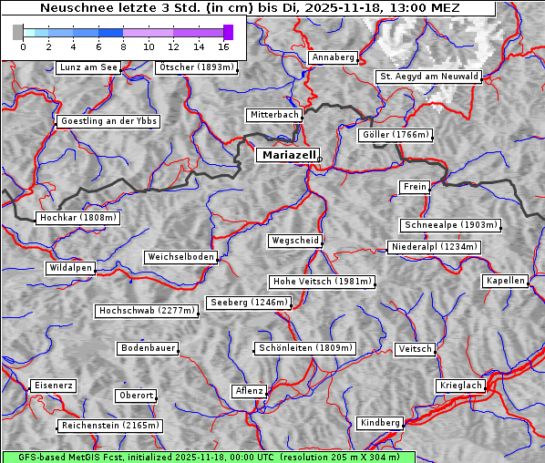 Neuschnee, 18. 11. 2025