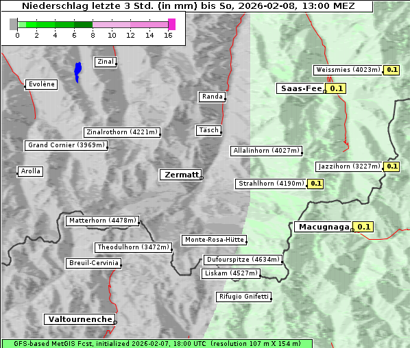Niederschlag, 8. 2. 2026