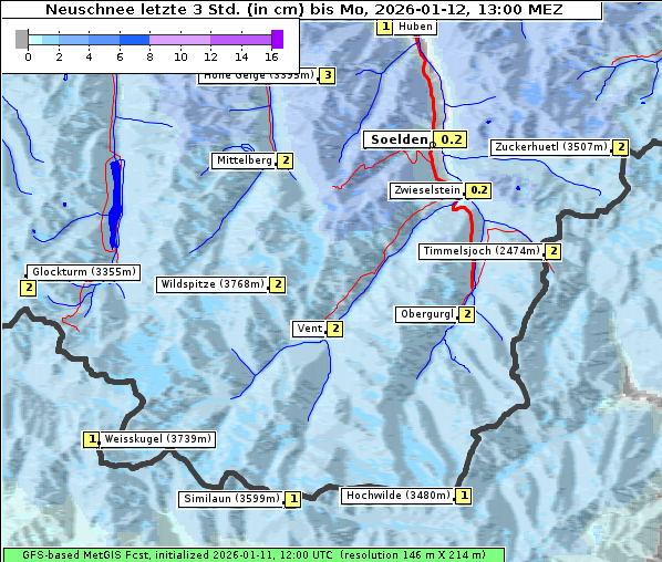 Neuschnee, 12. 1. 2026
