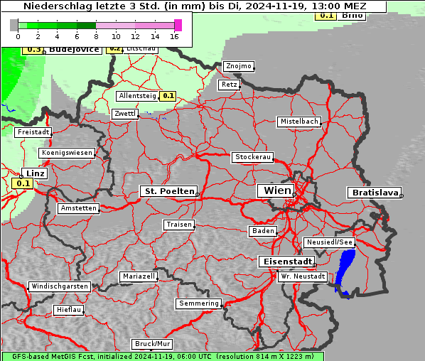 Niederschlag, 19. 11. 2024
