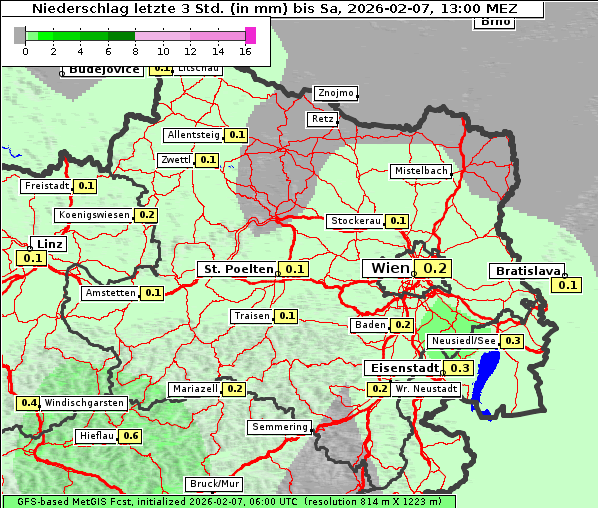 Niederschlag, 7. 2. 2026