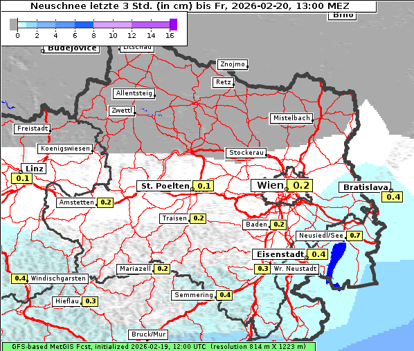 Neuschnee, 20. 2. 2026