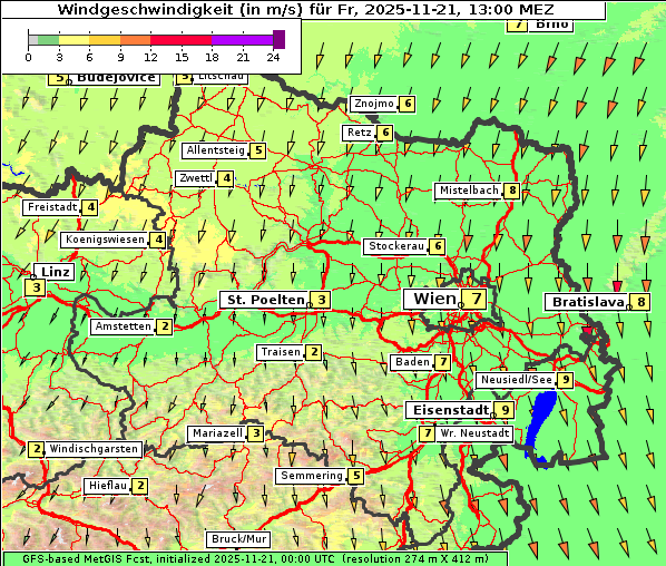 Wind, 21. 11. 2025
