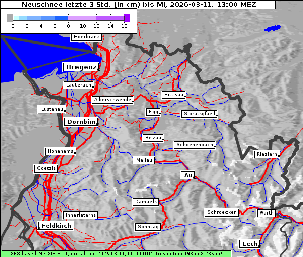 Neuschnee, 11. 3. 2026