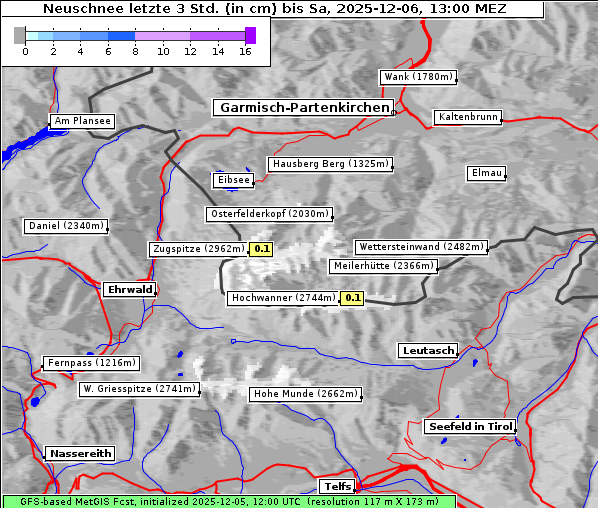 Neuschnee, 6. 12. 2025