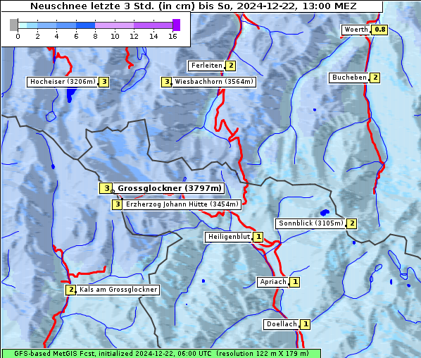 Neuschnee, 22. 12. 2024