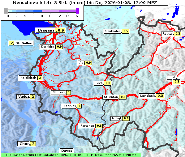 Neuschnee, 8. 1. 2026