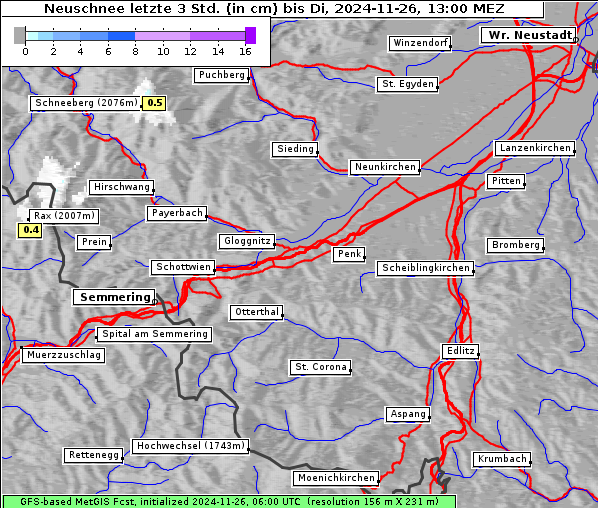 Neuschnee, 26. 11. 2024