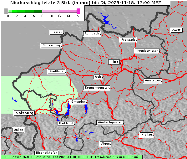 Niederschlag, 18. 11. 2025