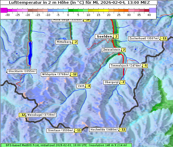 Temperatur, 4. 2. 2026