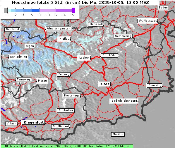Neuschnee, 6. 10. 2025