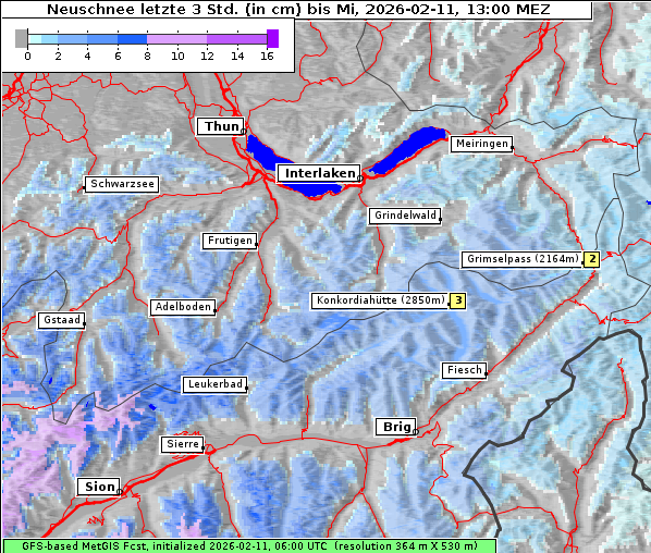 Neuschnee, 11. 2. 2026