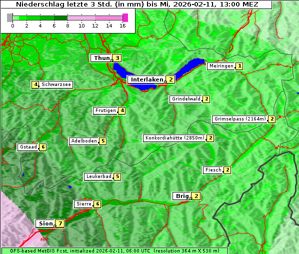 Niederschlag, 11. 2. 2026