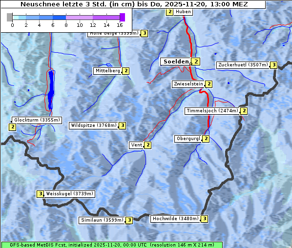 Neuschnee, 20. 11. 2025