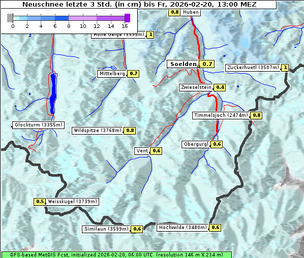 Neuschnee, 20. 2. 2026