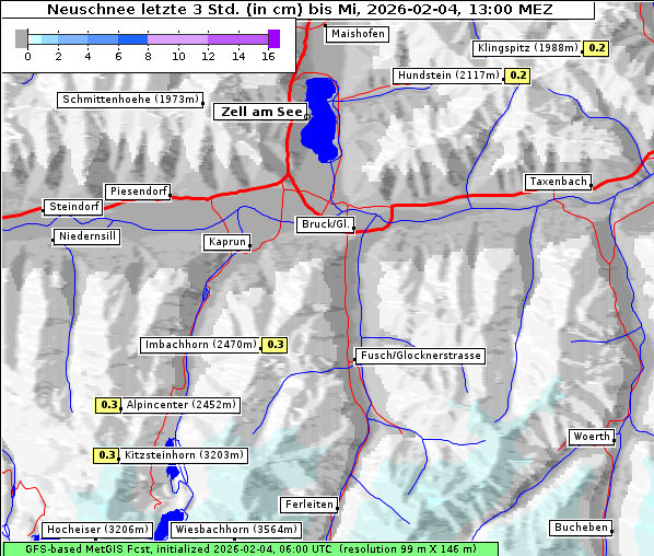 Neuschnee, 4. 2. 2026