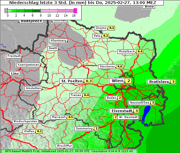 Niederschlag, 27. 2. 2025