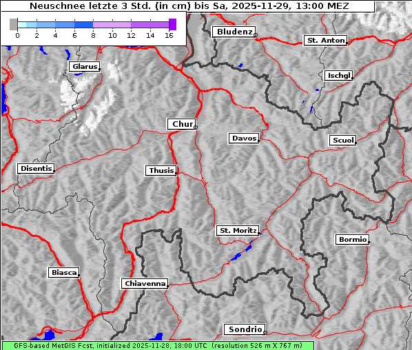 Neuschnee, 29. 11. 2025