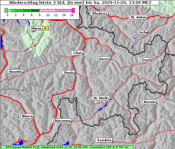 Niederschlag, 29. 11. 2025