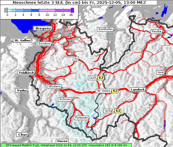 Neuschnee, 5. 12. 2025
