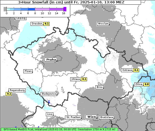 Neuschnee, 10. 1. 2025