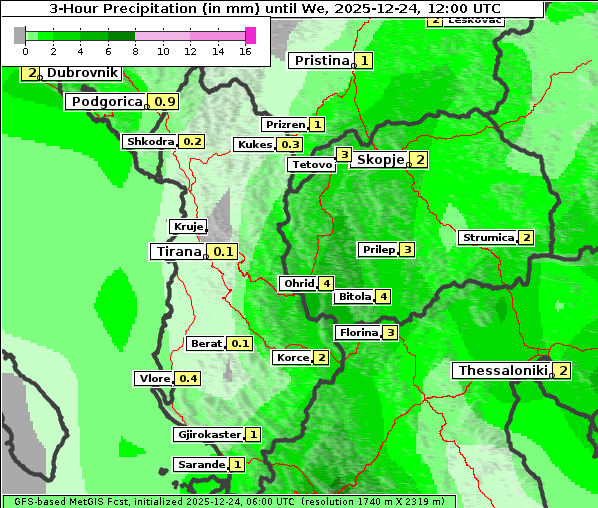 Niederschlag, 24. 12. 2025