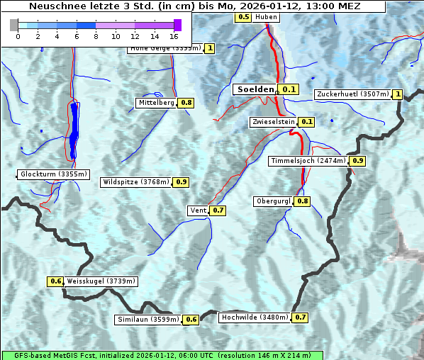 Neuschnee, 12. 1. 2026