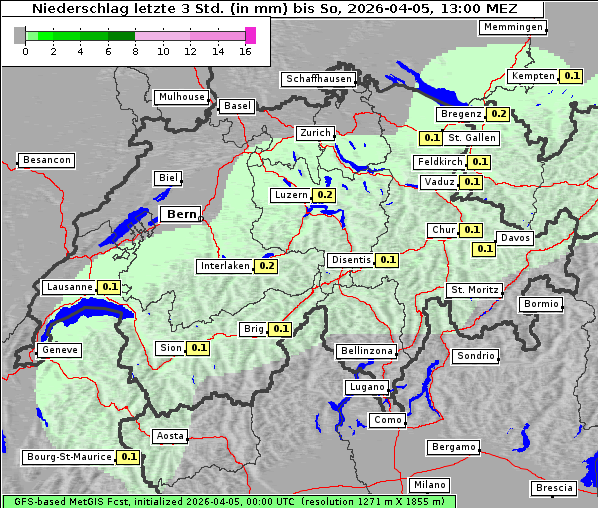 Niederschlag, 5. 4. 2026