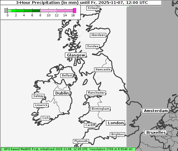 Niederschlag, 7. 11. 2025