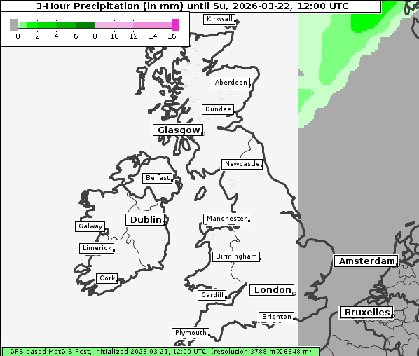 Niederschlag, 22. 3. 2026