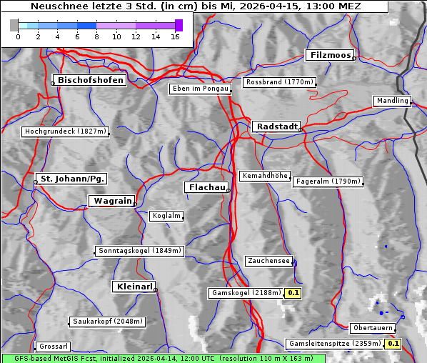 Neuschnee, 15. 4. 2026