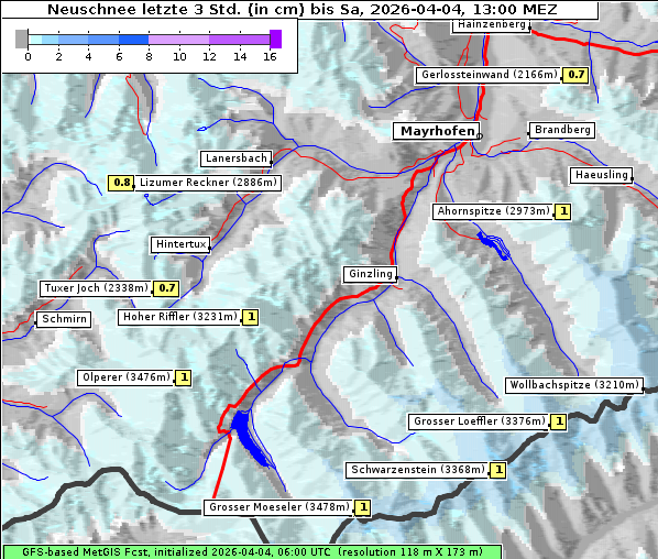 Neuschnee, 4. 4. 2026