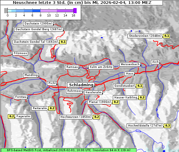 Neuschnee, 4. 2. 2026
