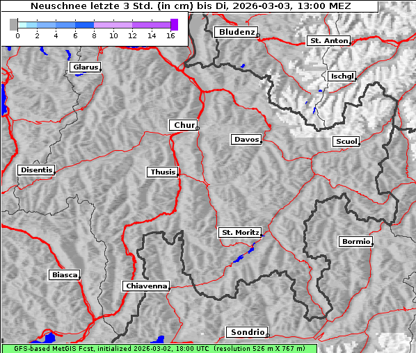 Neuschnee, 3. 3. 2026