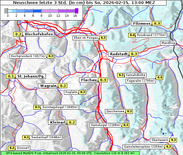 Neuschnee, 15. 2. 2026