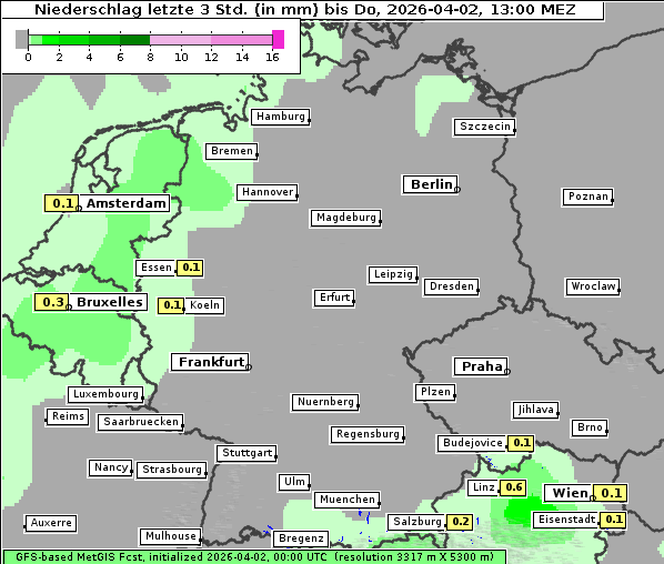 Niederschlag, 2. 4. 2026