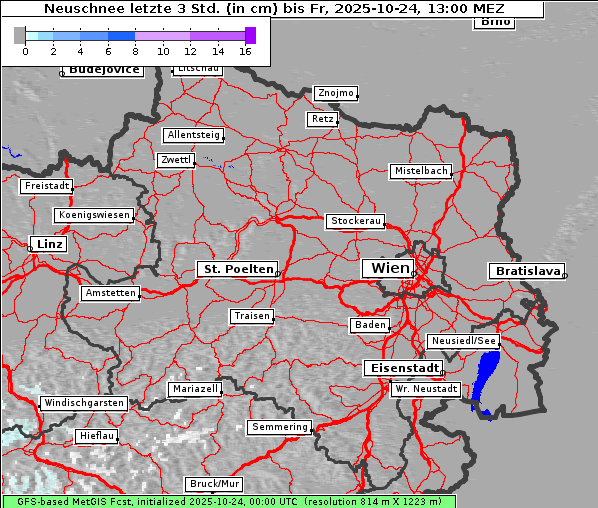 Neuschnee, 24. 10. 2025